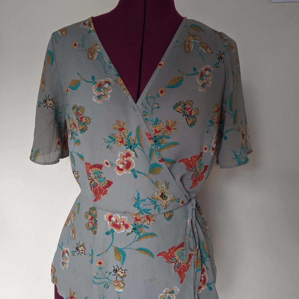 Siena sky blouse